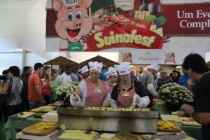 Suinofest oferece uma gastronomia farta e variada